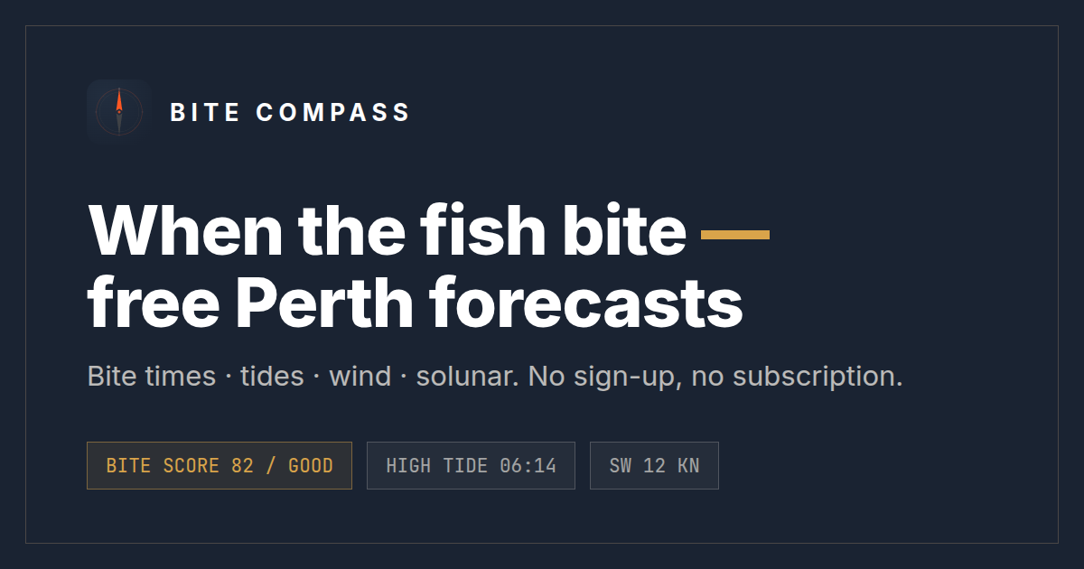 Compus Card Port Lincoln Town Jetty fishing times today | Bite Compass